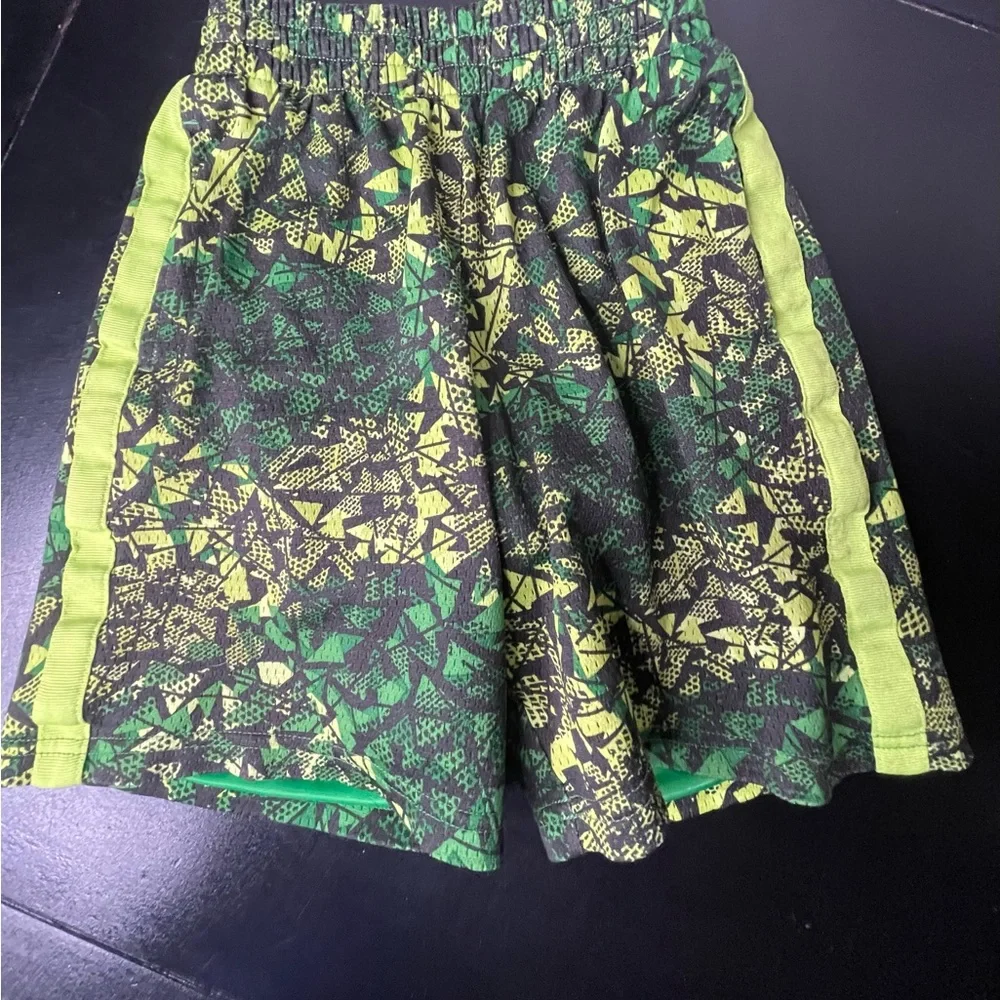 Champion Boy’s Green and Black Patterned swim trunks
